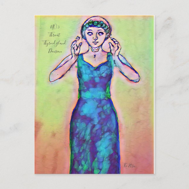 第5チ ャ ク ラ 喉 ・ budpris vykort (Framsida)