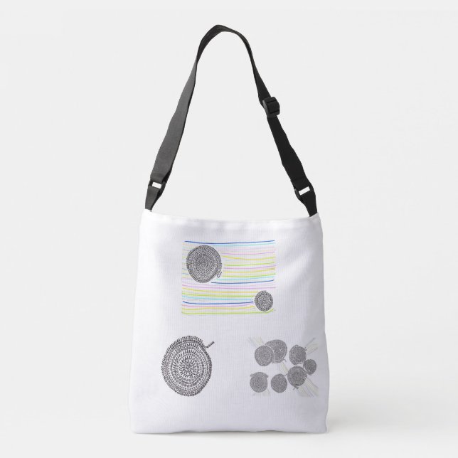 「縁結曼荼羅」と虹 AXELVÄSKA (Baksida)