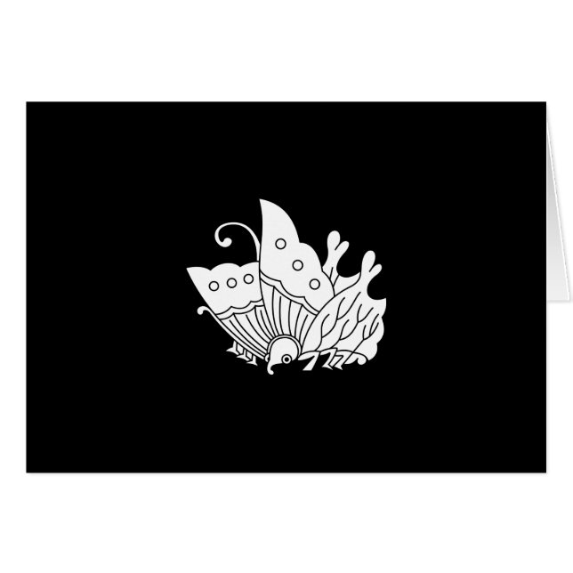 織 田 蝶 HÄLSNINGSKORT (Framsidan Horizontal)