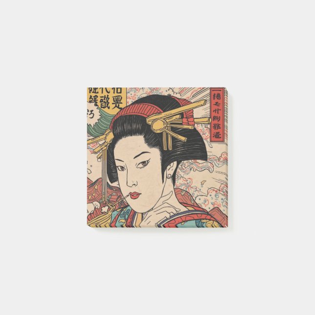 美人画・アバンギャルド江戸絵巻 POST-IT BLOCK (Framsida)