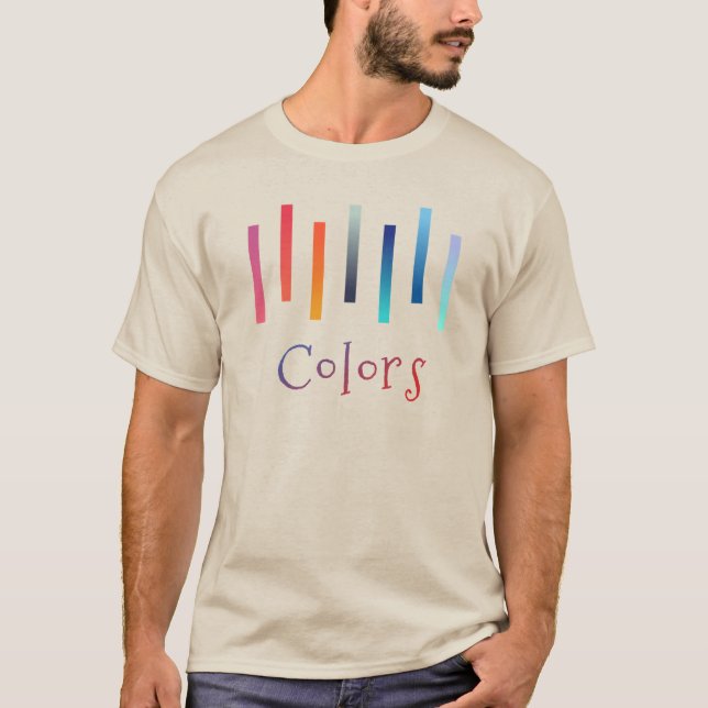 色 colores color’s  t shirt (Framsida)