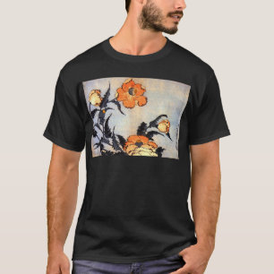 芥 子 花, 北 poppies, Hokusai, Ukiyoe T-shirt