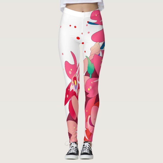 　花のレギンス LEGGINGS (Framsida)