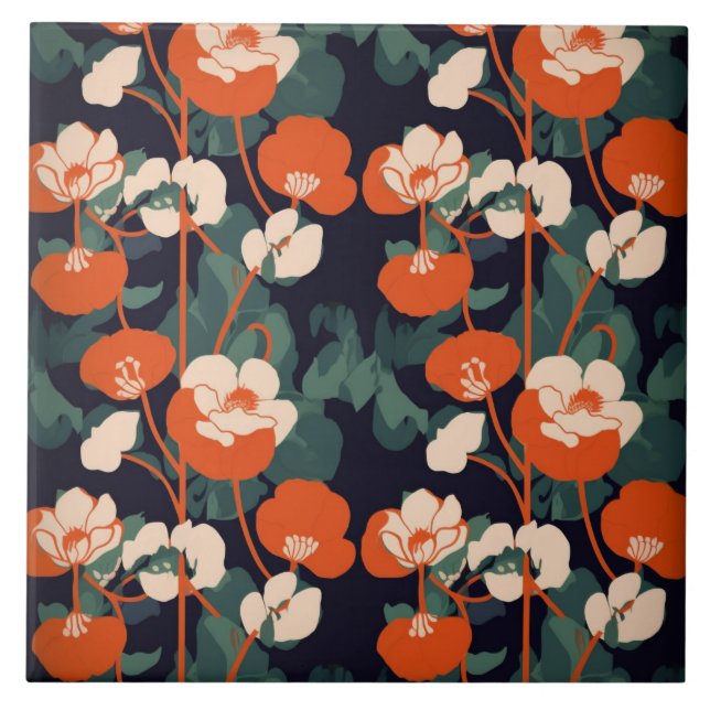 花柄タイル KAKELPLATTA (Framsidan)