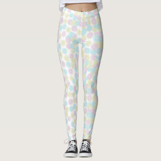 花 パステル LEGGINGS