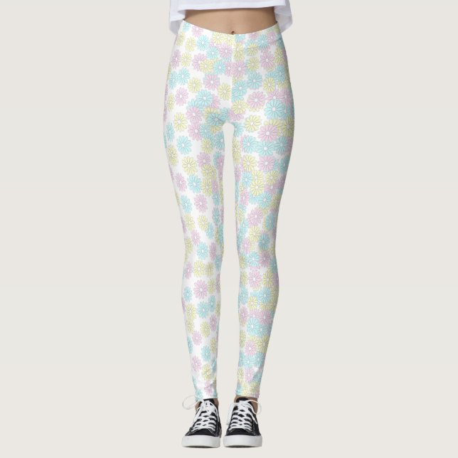 花　パステル　 LEGGINGS (Framsida)