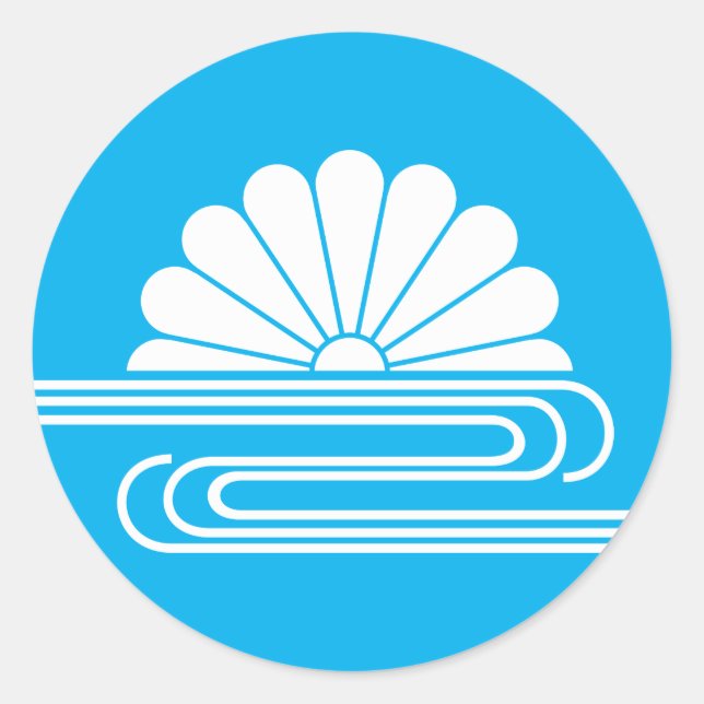 菊水 ラウンドシール RUNT KLISTERMÄRKE (Framsida)