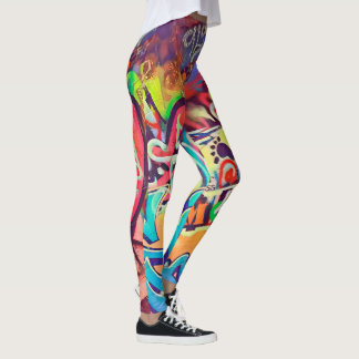落書き通りGRAFITTI (Rakugaki) Leggings
