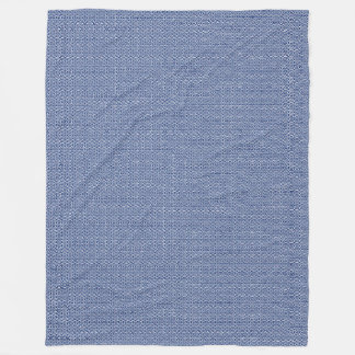 藍色の波小紋 FLEECEFILT