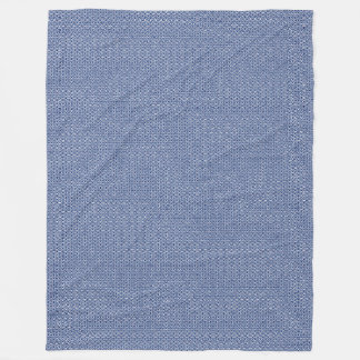 藍色の波小紋 FLEECEFILT