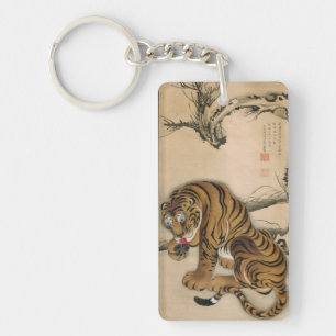 虎図 若冲tiger, Jakuchū, Japan konst