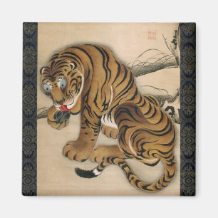 虎 図, 若 Tiger, Jakuchu Magnet
