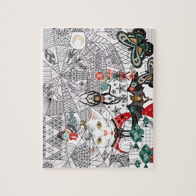 蜘蛛の巣アーティスト（Spider's web artist） Pussel (Vertikal)