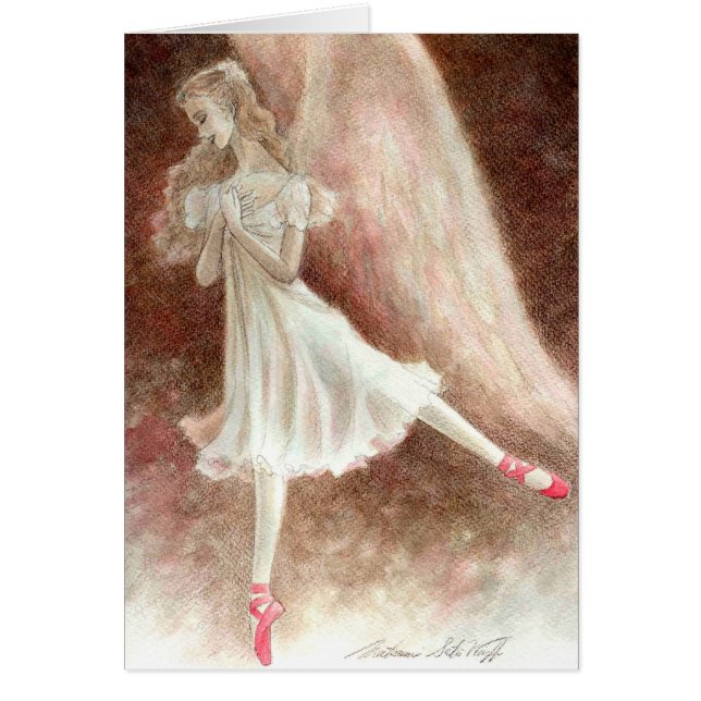 赤い靴 HÄLSNINGSKORT (Framsidan)