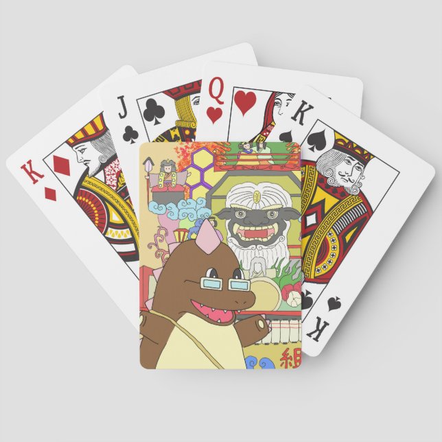 道の駅くじ　やませ土風館オリジナルキャラクターどっふぅくん　お祭りトランプ SPELKORT (Baksidan)