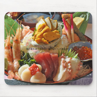 道の駅くじ　名物　海女丼のマウスパッド MUSMATTA