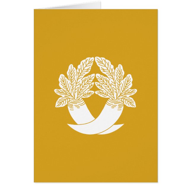 違 い 大 根 HÄLSNINGSKORT (Framsidan)