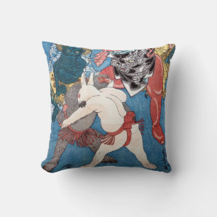 金太郎と動物, 国芳 Kintaro & djur, Kuniyoshi, Ukiyo-e Kudde