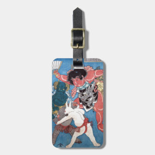 金 太 郎 動, 国 bud Kintaro & Animals, Kuniyoshi, Ukiyo Bagagebricka