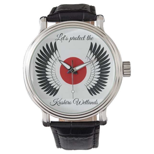 釧路湿原を守ろう! チャリティ・メンズウォッチ（Charity Watch） Armbandsur (Framsida)