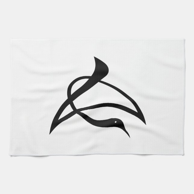 長の字鶴 KÖKSHANDDUK (Horisontell)