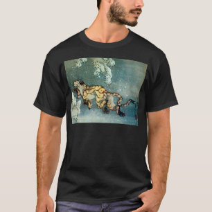 雪中虎図 北斎tiger i snön, Hokusai T-shirt