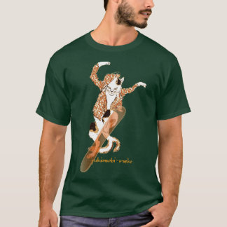 雪遊び猫 Ａ T SHIRT
