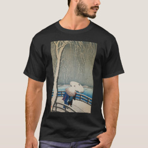 雪 傘, 古 邨 paraplyer i Snö, Koson, Ukiyo-e T-shirt