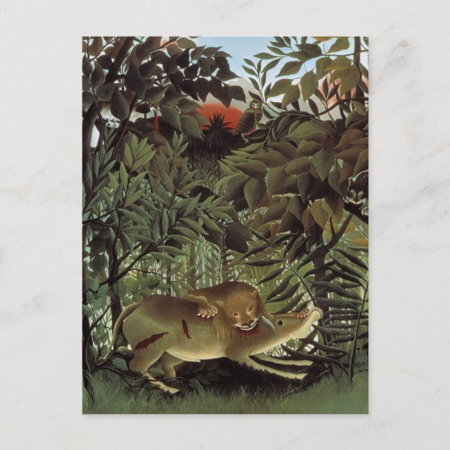 飢 え た ラ イ オ ン VYKORT (Framsida)