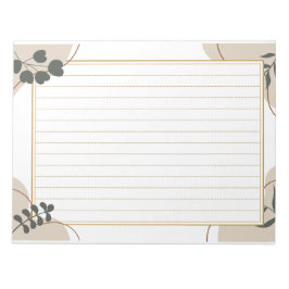 飾り罫線用紙＜茶＞[ch19] anteckningsblock