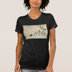 馬 の 族, 北 Horse 斎 familjen Hokusai, Sumi-e T-shirt