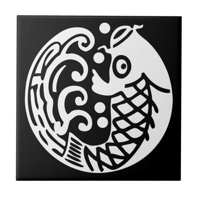 鯉に波 KAKELPLATTA (Framsidan)