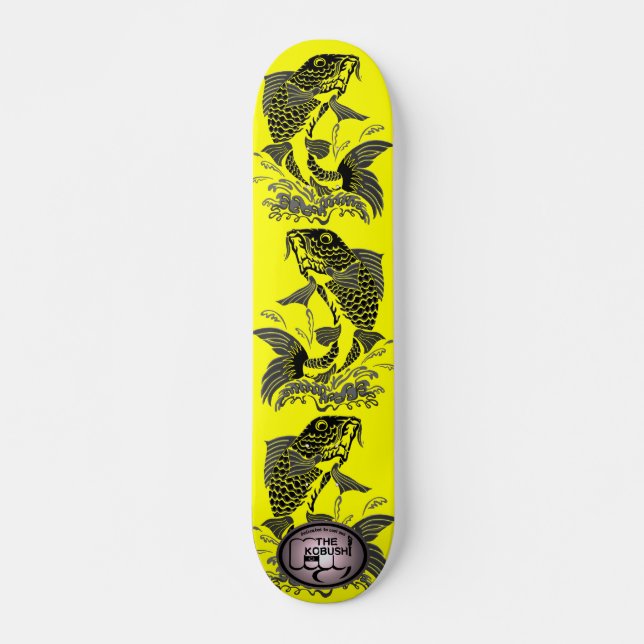 鯉（Carp) Skateboard Bräda 20 Cm (Framsida)