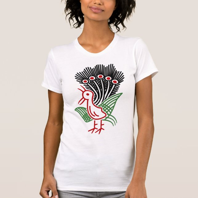 麻雀牌 1索 イーソウロゴのみ-01 T-SHIRT (Framsida)