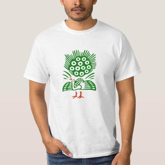 麻雀Tシャツ「イーソー」 1Bamboo Tröja (Framsida)