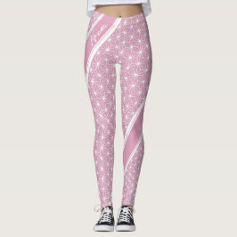 麻 の 葉 ASANOHA | Japansk traditionell KIMONO mönste Leggings