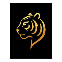 黄金の虎 Gold Tiger – Japansk minimalistisk konst