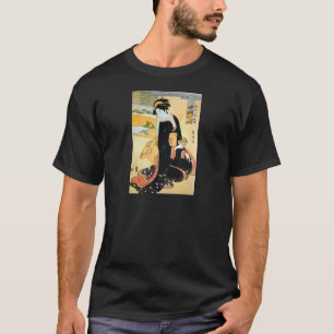 黒い着物の女 豊国kvinna av den svart kimonoen, Toyokuni Tee Shirt