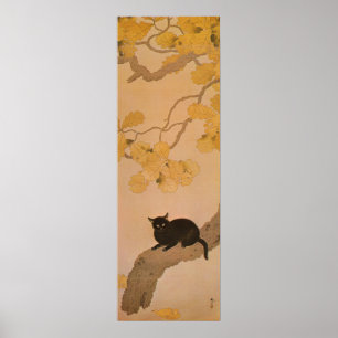 黒 猫, 春 Black Cat, Shunsō Poster