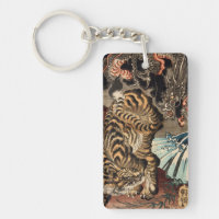 龍 虎, 国 Tiger & Dragon, Kuniyoshi, Ukiyo-e