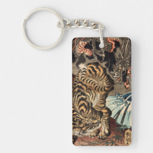龍 虎, 国 Tiger & Dragon, Kuniyoshi, Ukiyo-e