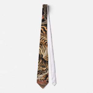 龍 虎, 国 Tiger & Dragon, Kuniyoshi, Ukiyo-e Slips
