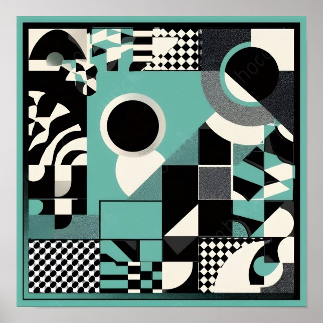 민 트 패 턴 액 자 POSTER (Framsidan)