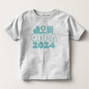 오 OPPA 2024 Koreanska storebror Baby T Shirt