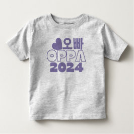 오 OPPA 2024 Koreanska storebror Baby T Shirt