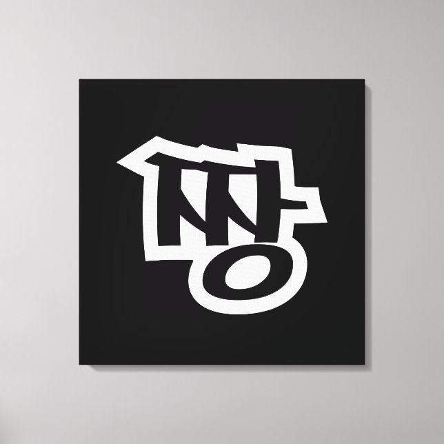 짱 JANG - BEST ~ Koreanska slang Hangul-språket Canvastryck (Framsida)