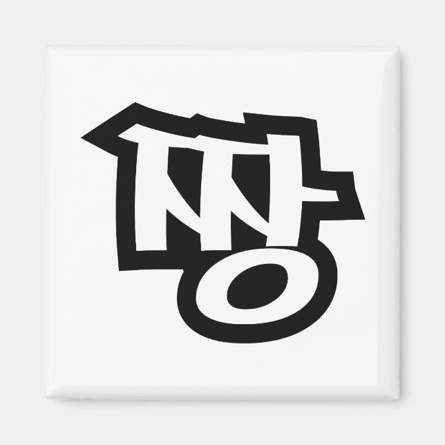 짱 JANG - BEST ~ Koreanska slang Hangul-språket Magnet (Framsidan)