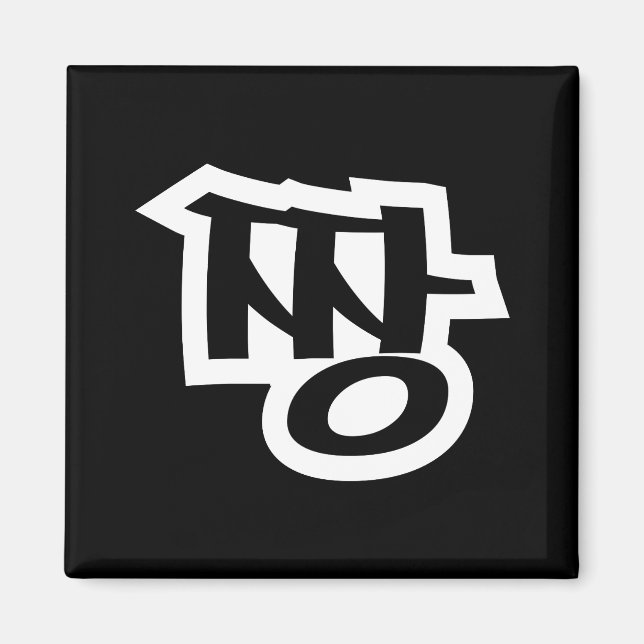 짱 JANG - BEST ~ Koreanska slang Hangul-språket Magnet (Framsidan)