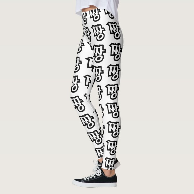 짱 JJANG - SlangHangul för BÄST ~ det koreanska Leggings (Vänster)