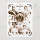 Sök efter den kungliga familjen vykort Porträtt